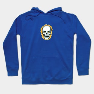 Small 80's Skull Hoodie